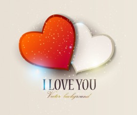 Romantic Happy Valentine day cards vector 14