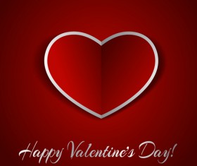 Romantic Happy Valentine day cards vector 16
