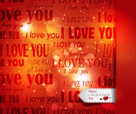 Romantic Happy Valentine day cards vector 20
