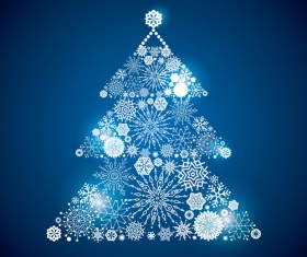 Shining snowflakes ornaments design vector graphics 06