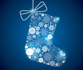 Shining snowflakes ornaments design vector graphics 07