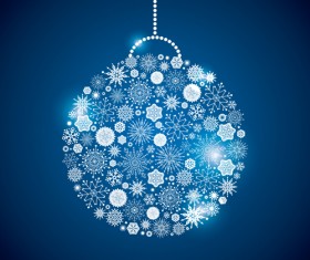 Shining snowflakes ornaments design vector graphics 09