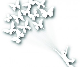 Sports elements paper design vector 01