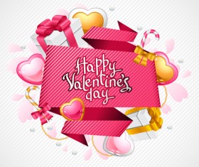 Sweet Valentine cards design vector 02