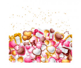 Sweet Valentine cards design vector 04