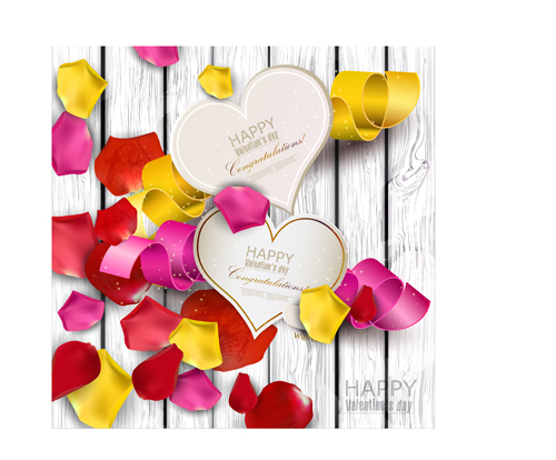 Creative Valentine cards vector graphics 04