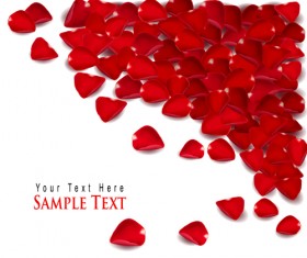 ornate Valentine day art card vector 04