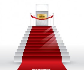 Vector set of Stage and Light background 03