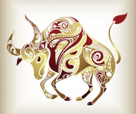 Vivid Abstract animals design elements vector 01