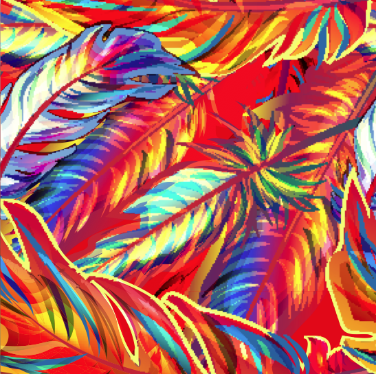 Colorful Feather vector