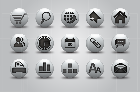 3D Sphere web icon