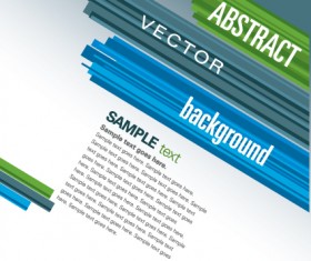 Set of colored Abstract vector backgrounds art 03