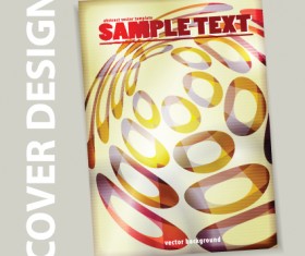Cover brochure design art vector 02