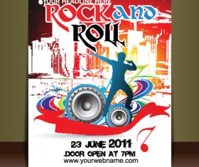 Cover brochure design art vector 03