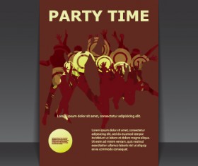 Cover brochure design art vector 05