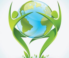 Creative dancers symbol vector 04