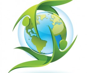 Creative dancers symbol vector 05