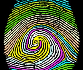 Different Fingerprints design elements vector 01