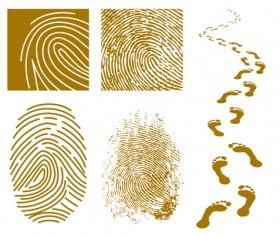 Different Fingerprints design elements vector 02