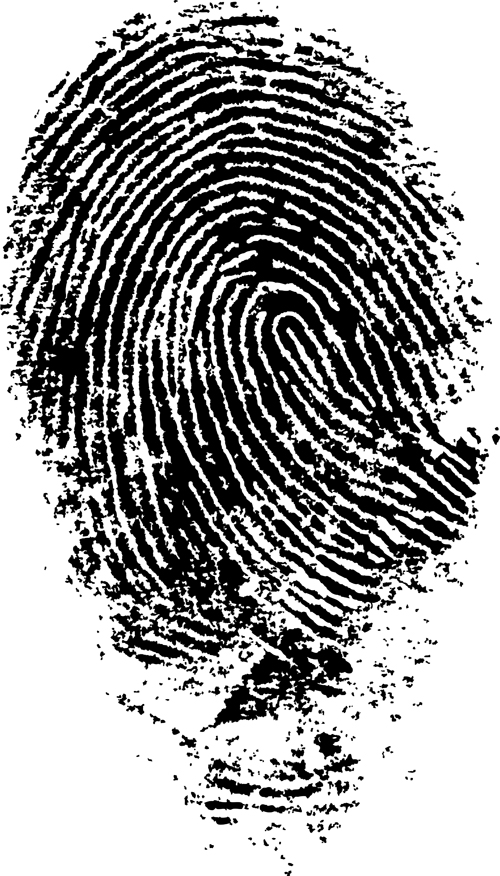 Different Fingerprints design elements vector 03