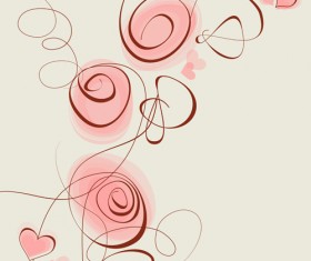 Valentine Day love backgrounds vector 01