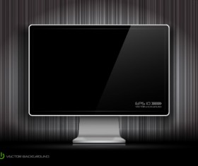 Creative monitor design elements vector material 04