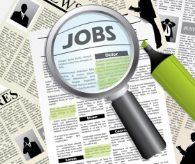 Elements of Newspaper design vector graphics 02