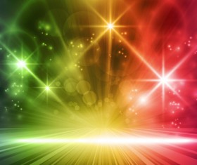 Vector Shiny Rainbow background 01