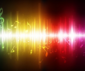 Colorful Rainbow background vector material 03