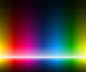 Colorful Rainbow background vector material 05