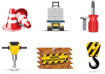 Different repair and construction mix vector icon 03