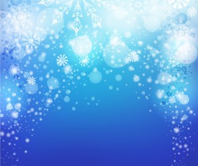 Bright Winter Snow backgrounds art vector 01 free download