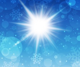 Bright Winter Snow backgrounds art vector 04