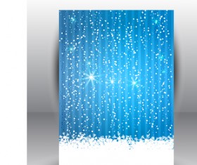 Winter Snow backgrounds art 04 vector