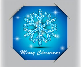 Snowy vector backgrounds art 3