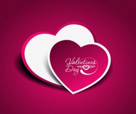 Purple backgrounds and hearts vector