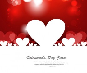 Stylish Valentine Day Card element vector 07
