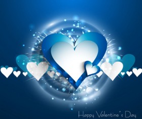 Stylish Valentine Day Card element vector 08