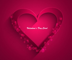 Stylish Valentine Day Card element vector 09