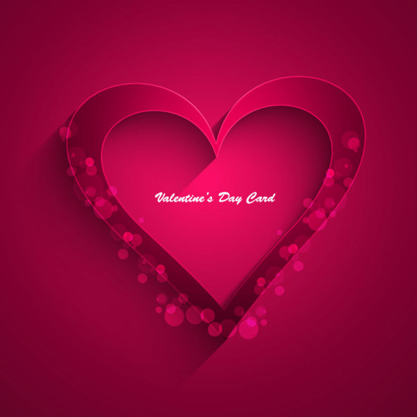 Stylish Valentine Day Card element vector 09