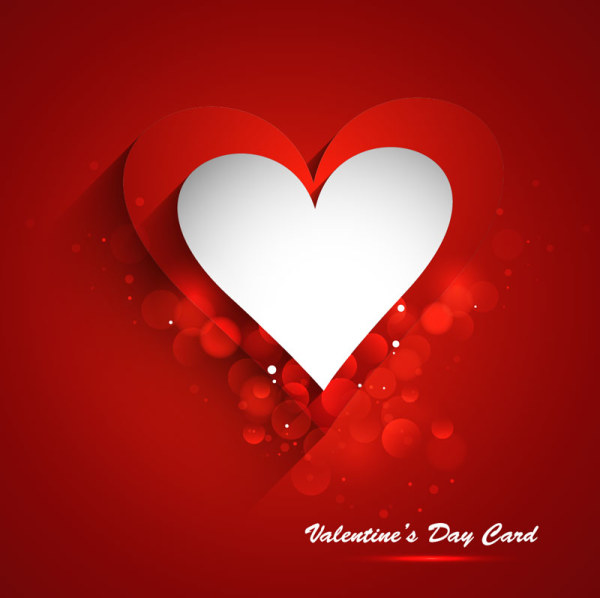 Stylish Valentine Day Card element vector 10