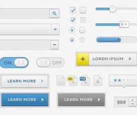 Web Interface psd material