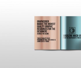 Book cover psd template