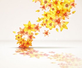 Abstract Flowers Creative vector 02