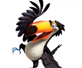 Animal Heroes cartoon icon set 12