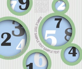 Hollow elements vector backgounds 01