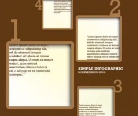 Hollow elements vector backgounds 04