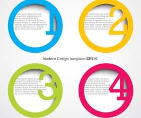 Hollow elements vector backgounds 05