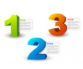 Numeral labels vector