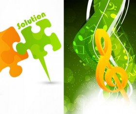 Creative Music notation design vector